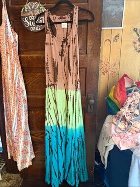 Apricot Lane tie dye dress Large.